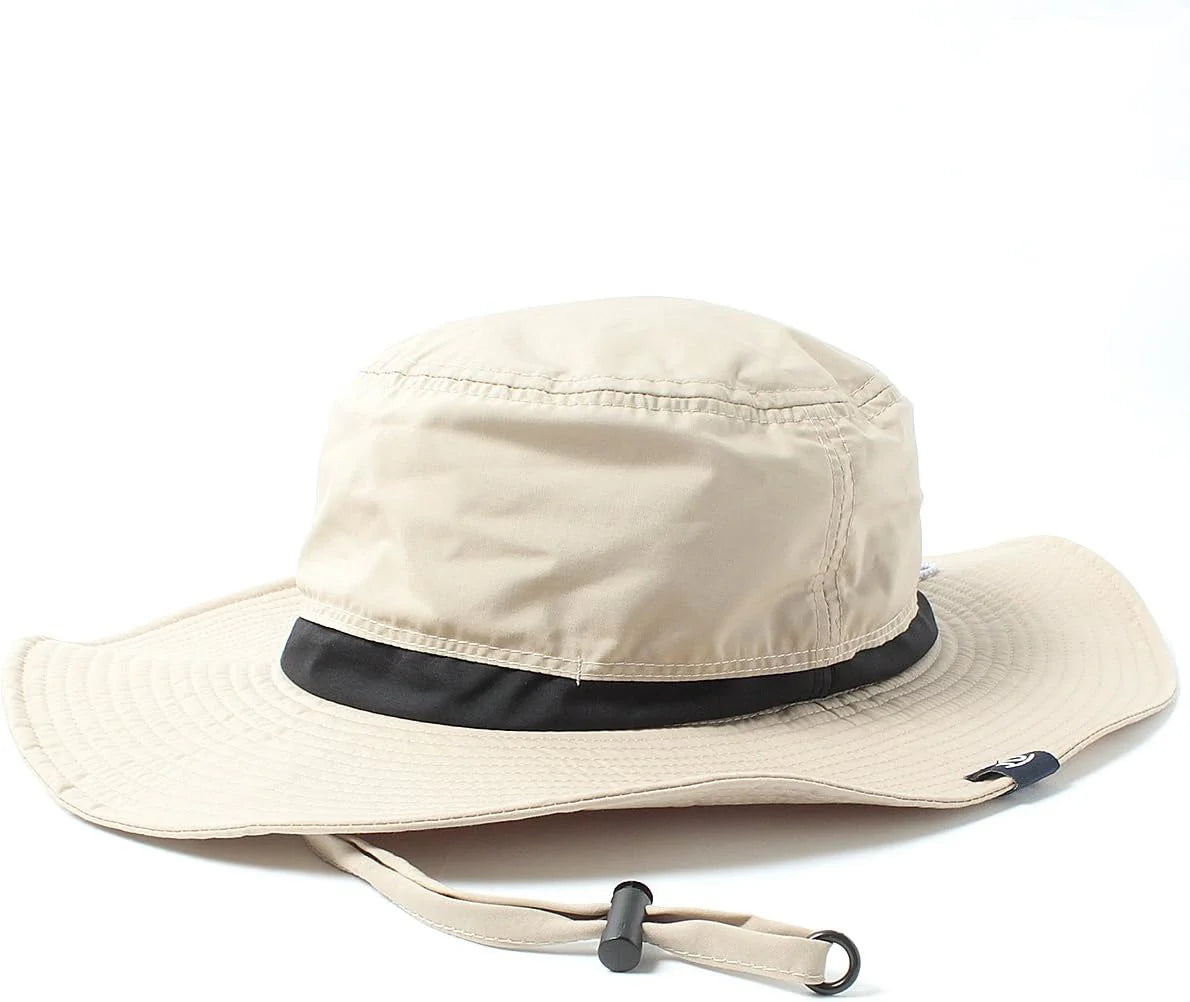 ベーシックエンチ Teflon Safari Hat 2 撥水 手洗い UVカット 99.9% UPF50+ ベンチレーション 通気性 蓄光 リフレクター 吸水速乾 サファリハット 日除け あご紐 洗える 雨 帽子 レディース メンズ ビッグサイズ