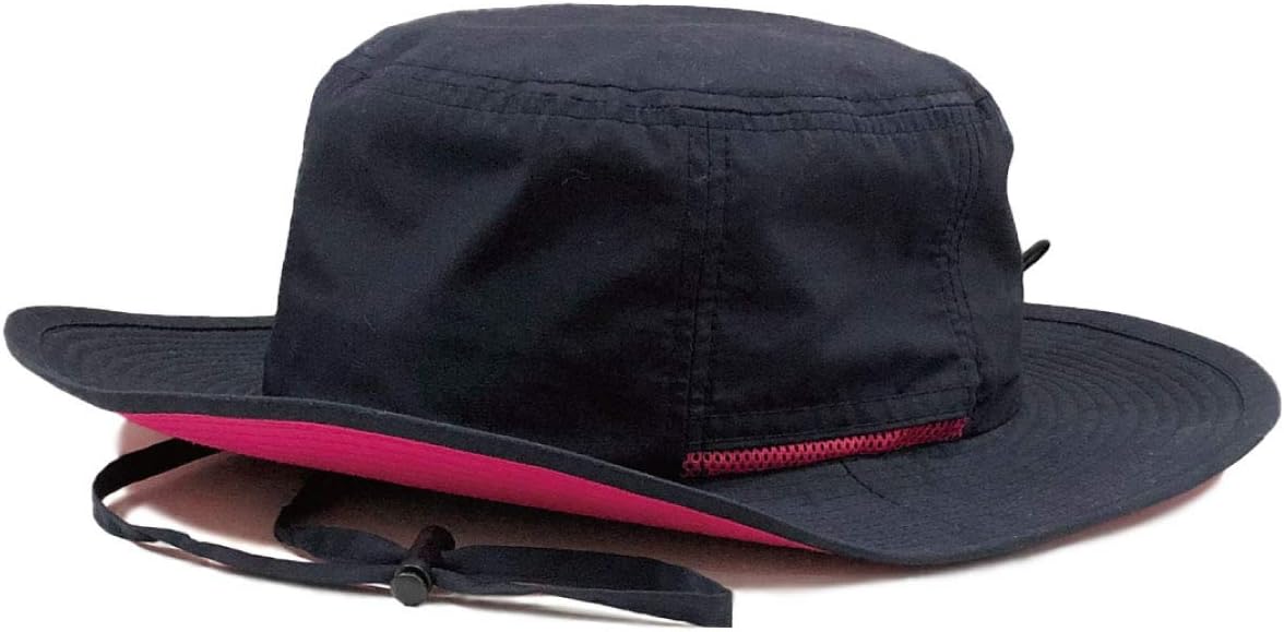 [ベーシクエンチ] サファリハット Teflon Safari Hat 撥水 手洗い UVカット 99.9% UPF50+ 日除け あご紐 洗える 雨の日 帽子 レディース メンズ フリーサイズ キッズサイズ ビッグサイズ